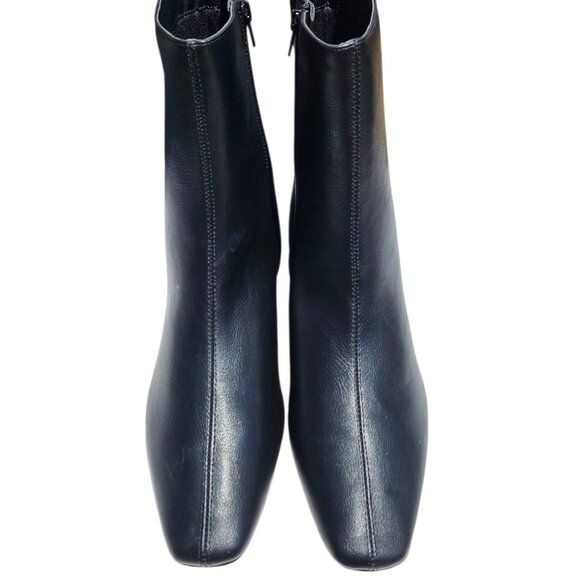 LOFT Black Seamed Square Toe Booties - Picture 5 of 8